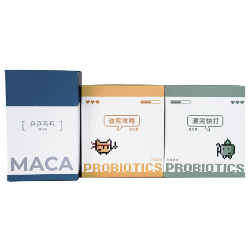 油完攻略益生菌+澱完快打益生菌+乒乒乓乓瑪卡粉(油澱瑪組合)